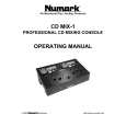 NUMARK CD MIX-1 Instrukcja Obsługi